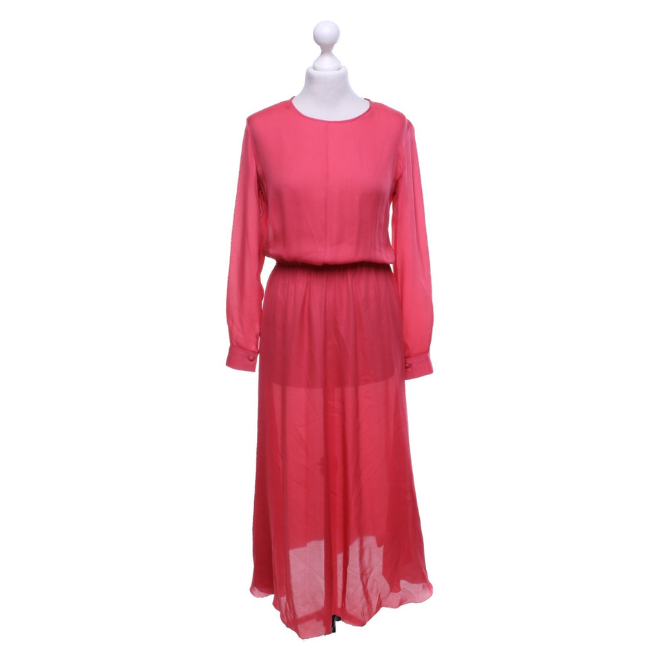 Forte Forte Seidenkleid in Rot-Pink