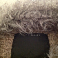 Marc Jacobs Cappotto di pelle di pecora in taupe