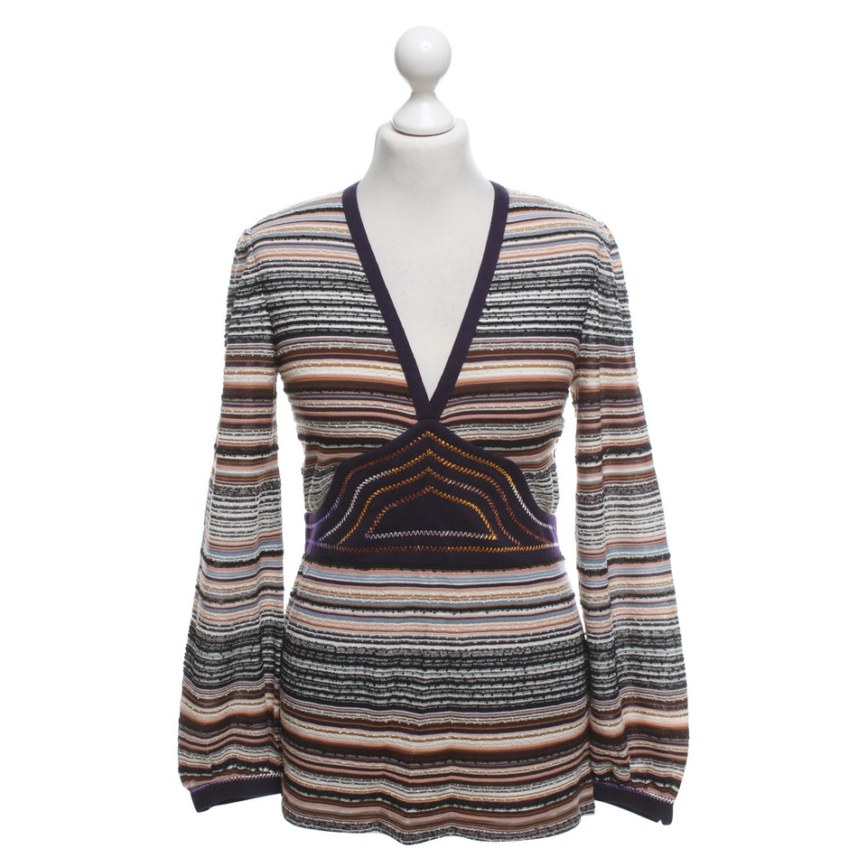 Missoni Knit shirt with stripe pattern