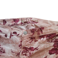 J Brand Capri pants with flower print