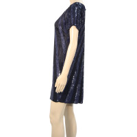 French Connection Sequined dress in dark blue