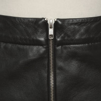 Ganni Skirt Leather in Black