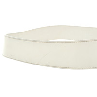 Prada Leather Belt in crème
