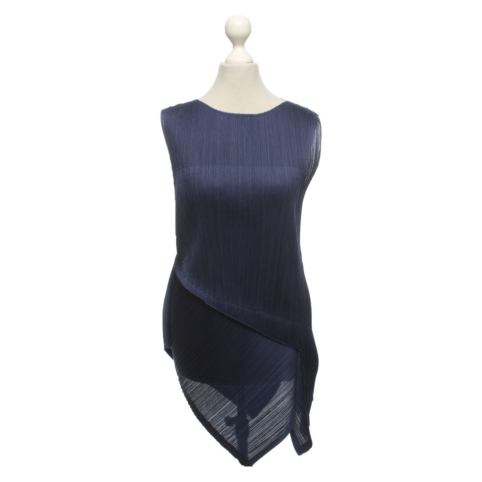 Issey Miyake Top en Bleu