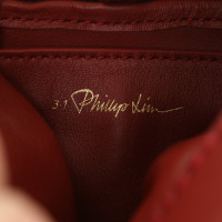 3.1 Phillip Lim Umhängetasche aus Leder in Rot