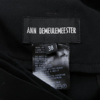 Ann Demeulemeester Trousers Wool in Black