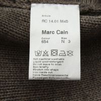 Marc Cain Knitted cape in taupe