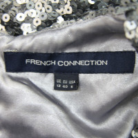 French Connection Paillettenkleid in Silber