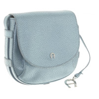 Aigner Shoulder bag in metallic blue