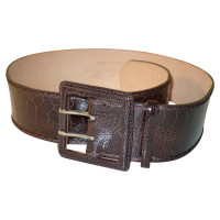 Reptile's House Belt made of ostrich leather