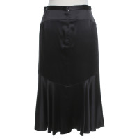 Dolce & Gabbana Silk skirt in black