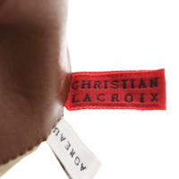 Christian Lacroix Gants en cuir avec des pendentifs