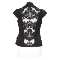 Karen Millen Black vest with lace