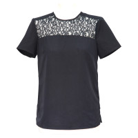 French Connection Zwarte blouse met kant