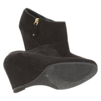 Bally Wedges Suede in Black