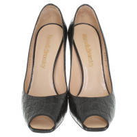 Russell & Bromley Leather peep toes