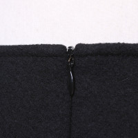 René Lezard Wool skirt in black