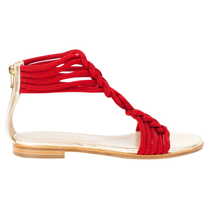 Genny Sandals Leather in Red