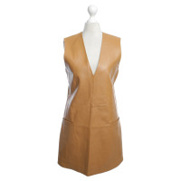 By Malene Birger Leather dress in brown