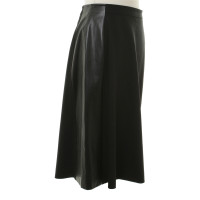 Escada Black skirt with artificial leather inserts