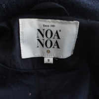 Noa Noa Giacca/Cappotto in Lana in Blu