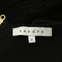 Sandro Knit dress in black