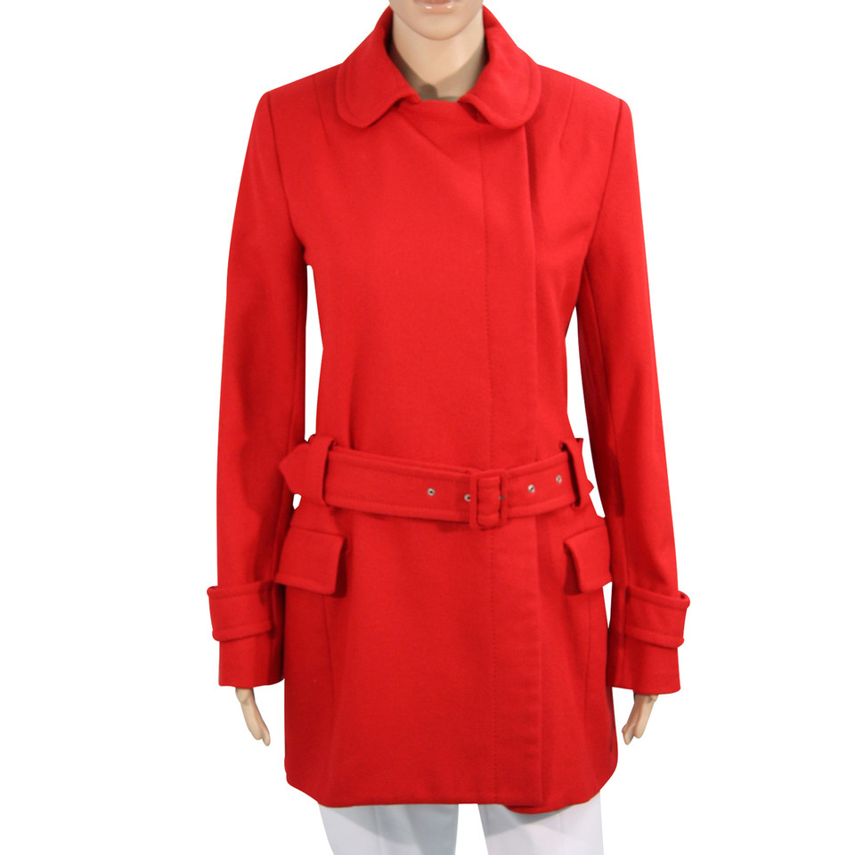 French Connection Wool coat in red