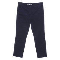 Diane Von Furstenberg Paire de Pantalon en Coton en Bleu