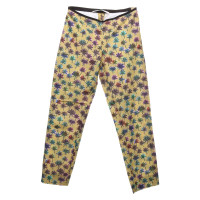 Schumacher trousers with a floral pattern