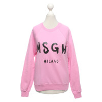 Msgm Top Cotton in Pink