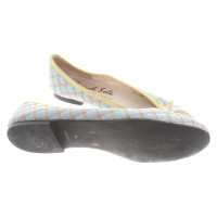 French Sole Ballerinas with quilted pattern