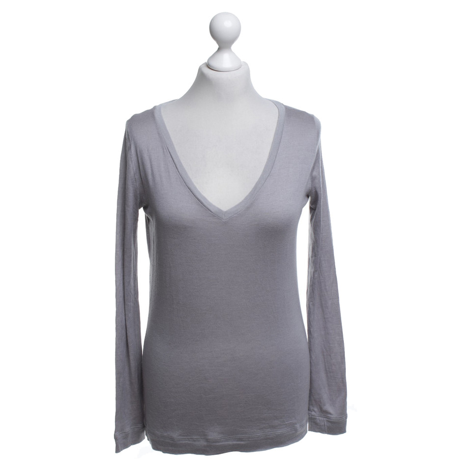 Loro Piana Pull maille fine en gris