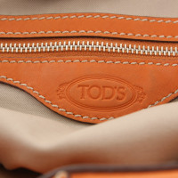 Tod's Handtasche aus Leder in Orange