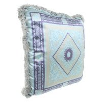 Versace Pillow turquoise / multicolored silk
