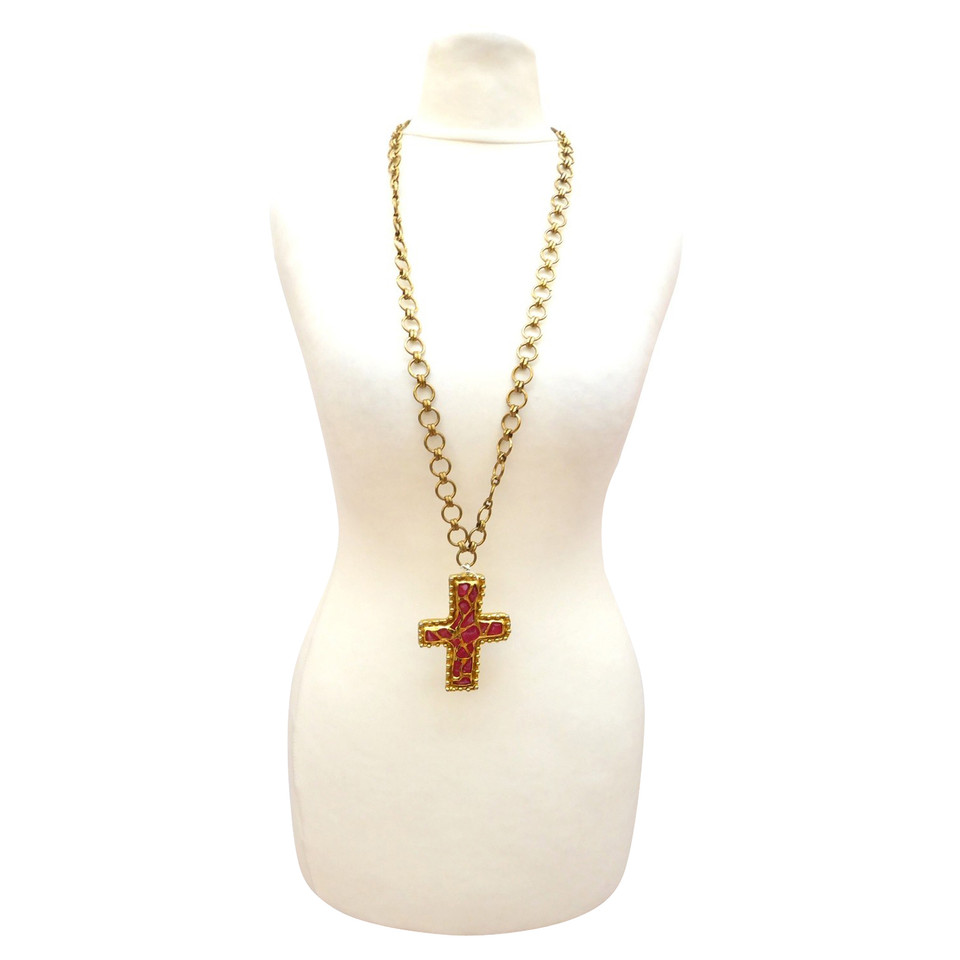 Christian Lacroix Necklace with cross pendant