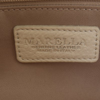 Marella Handbag Leather in Cream
