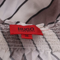 Hugo Boss top with stripe pattern