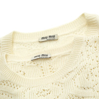 Miu Miu OFF WHITE CROCHET FR36 / 38