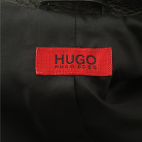 Hugo Boss Giacca in pelle nera