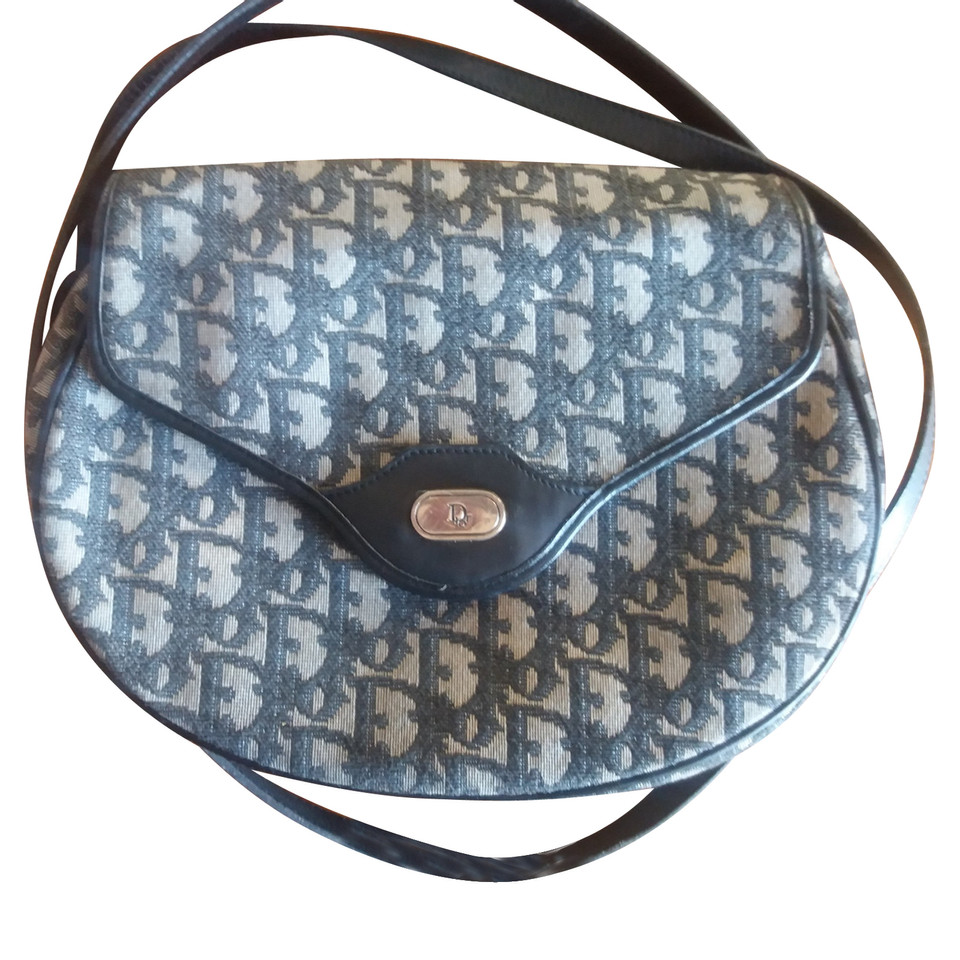 Christian Dior Schoudertas in Blauw