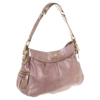 Coach Borsa con effetto metallico