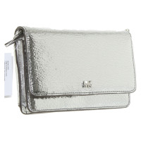 Michael Kors Shoulder bag Leather in Silvery