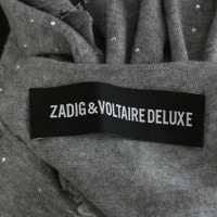 Zadig & Voltaire Oberteil aus Kaschmir in Grau