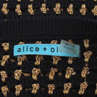 Alice + Olivia Maglia in nero / oro