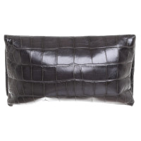 Abro Clutch Bag Leather in Black