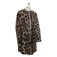 Luisa Cerano Cappotto con stampa leopardo