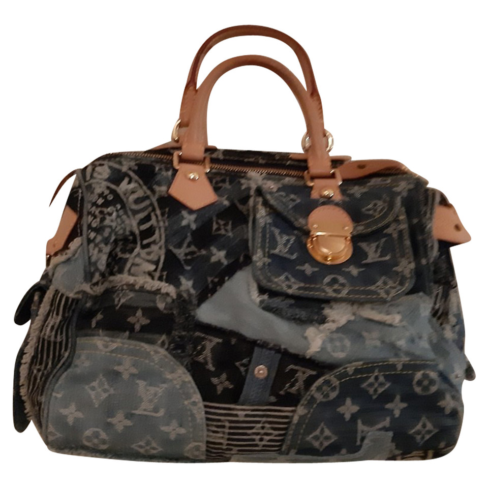 Louis Vuitton Handtasche aus Jeansstoff