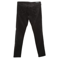 Adriano Goldschmied Velvet pants in anthracite