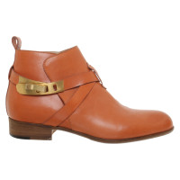 Sartore Ankle boots Leather in Orange