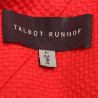 Talbot Runhof Jurk in rood